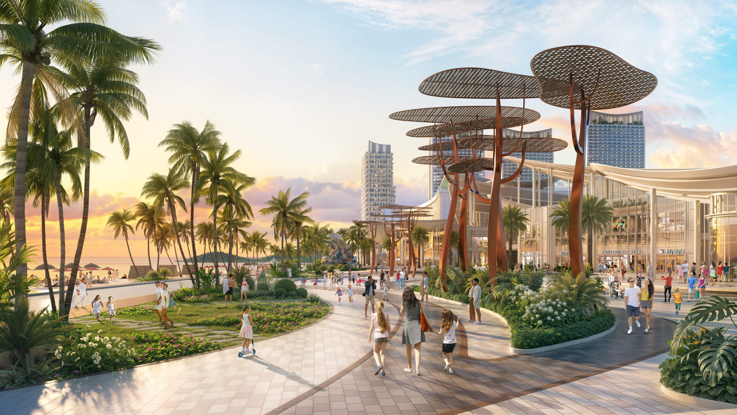 Công viên gần biển